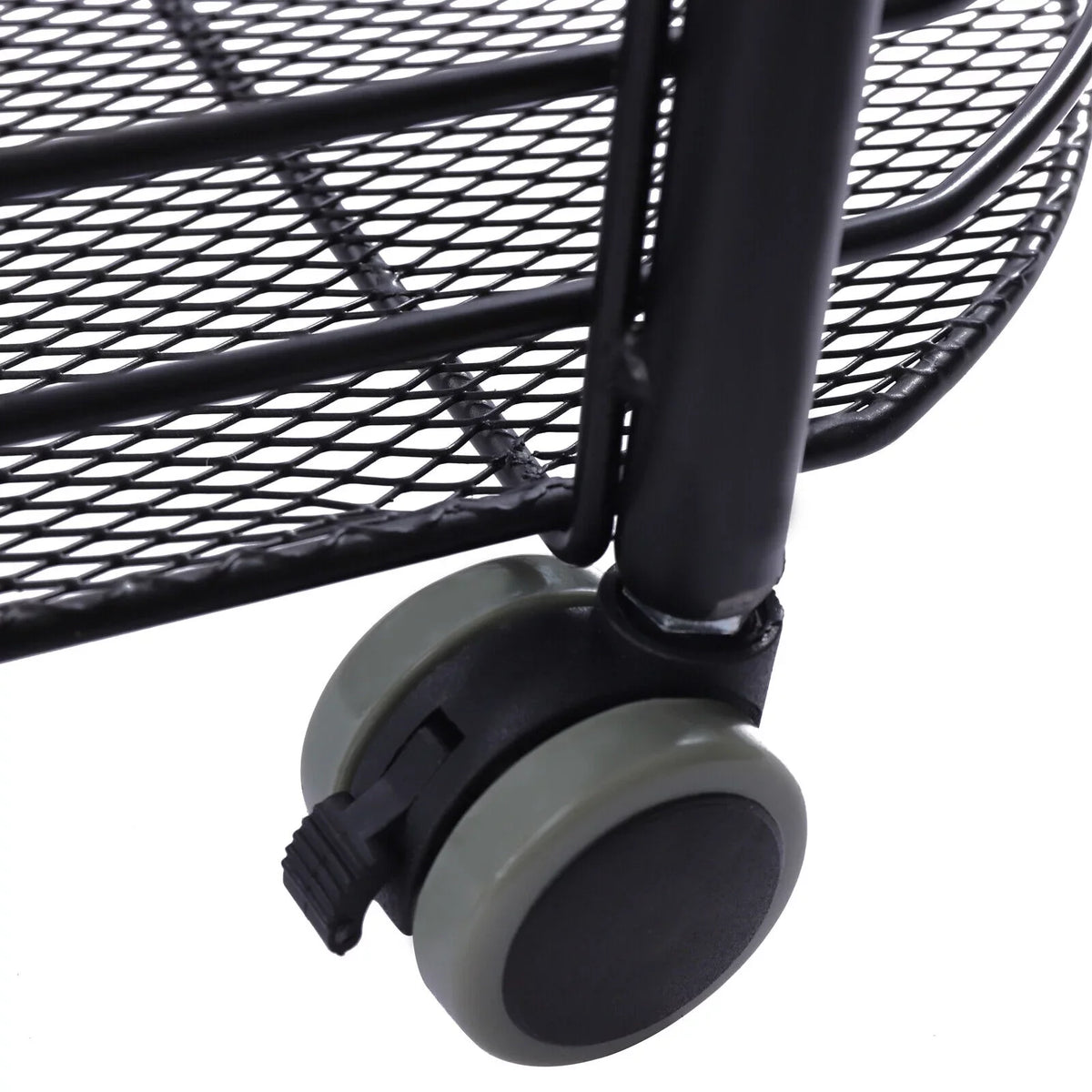 Metal with Storage Utility Trolley Black Carts Cart, Basket Rolling Storage Cart, Tier Kitchen 4 Art Organizer Wheels,