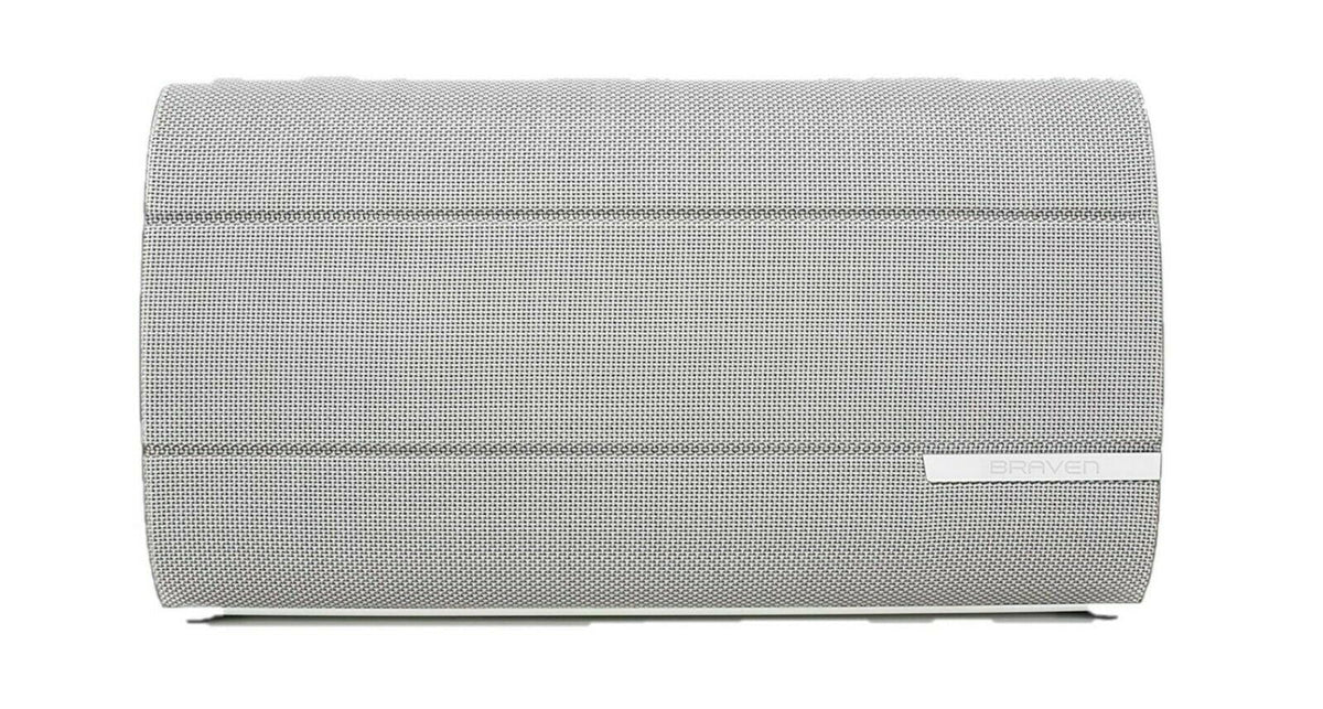 8800mAh Braven WHITE/GRAY Wireless NEW Speaker B2300BSD HD 2300 Stereo Bank Bluetooth Power