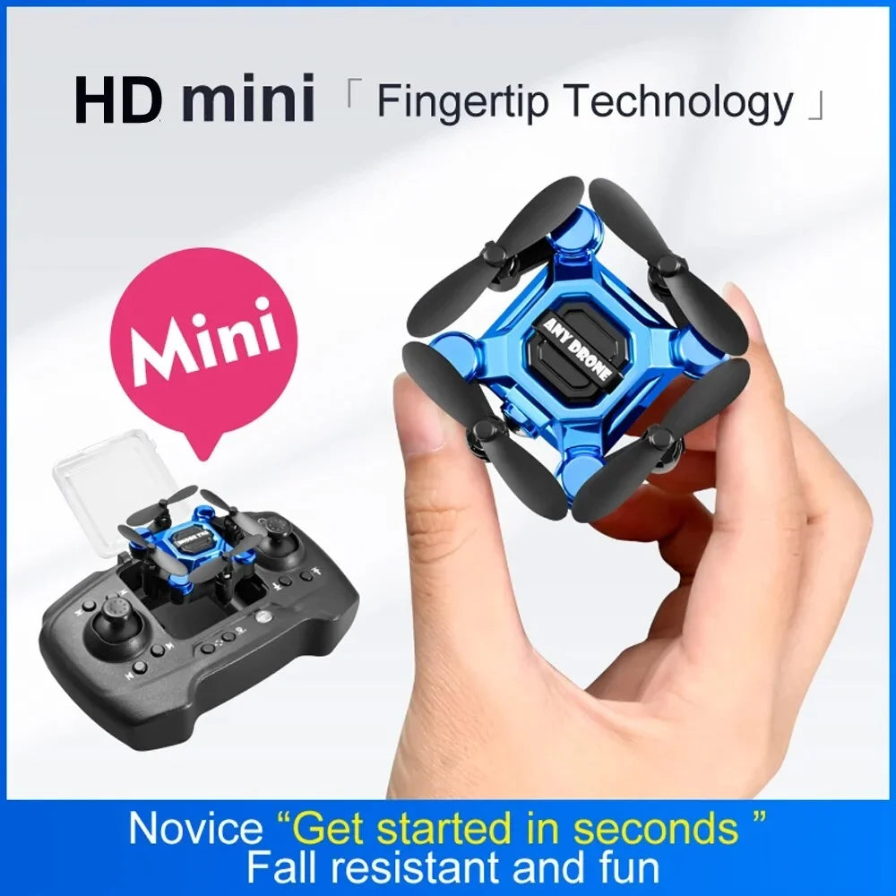 for Drone Drones Kids, Flip Headless RC Hovering Suitable HD One RC Camera Toys 360° Foldable Key Land Aircraft Beginners for Gift Mini Auto K04 Quadcopter