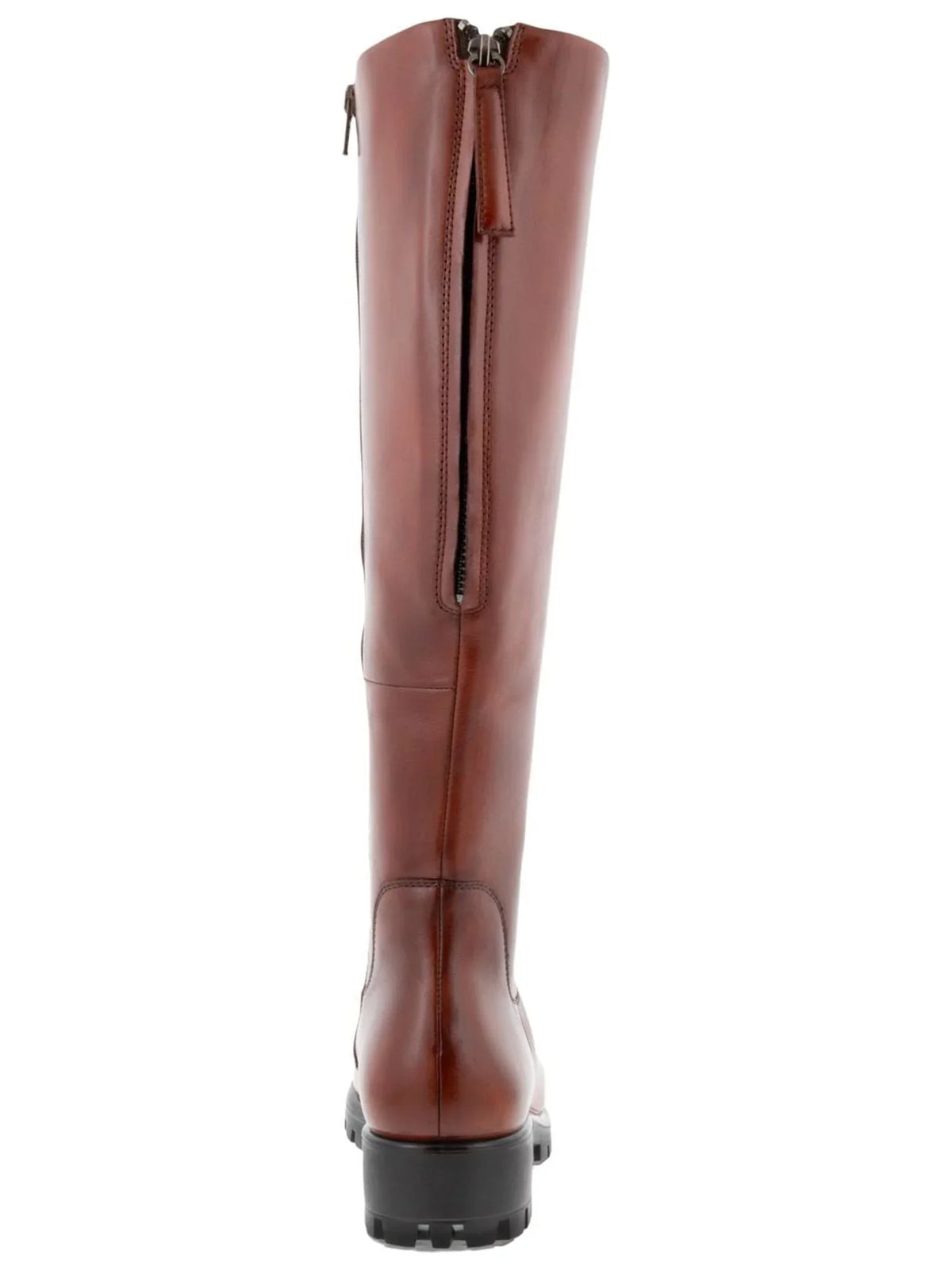 Shoes Heel Water Width For Boots Toe Womens Modtray Adjustment Zip Leather Back Brown Resistant 38 Zip-Up Calf ECCO Round Block Cognac
