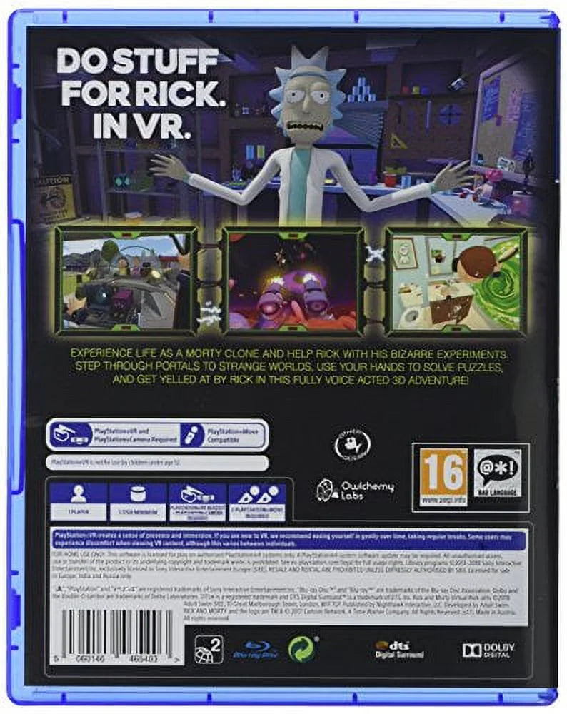 Virtual and (PS4) Rick Rick-Ality Morty
