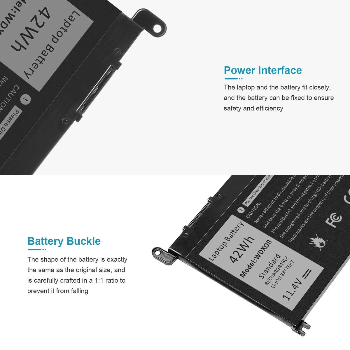 7368 7460,Inspiron 7378 Dell 13 Battery For 14 Inspiron