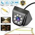Backup Vision View Reverse 170° Waterproof Parking Night 8LED Rear Car Camera HD