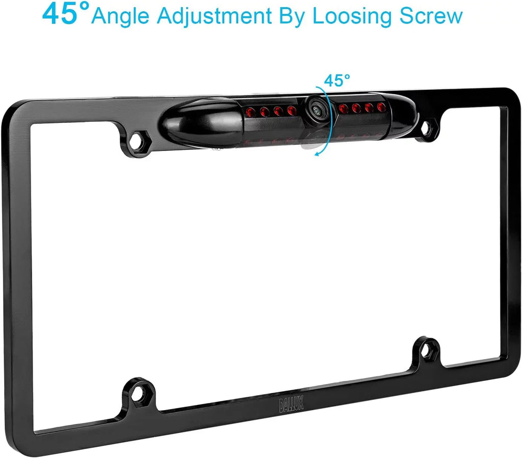 for Black Backup Camera Frame KWV120BT License Rearview KW-V120BT Plate JVC