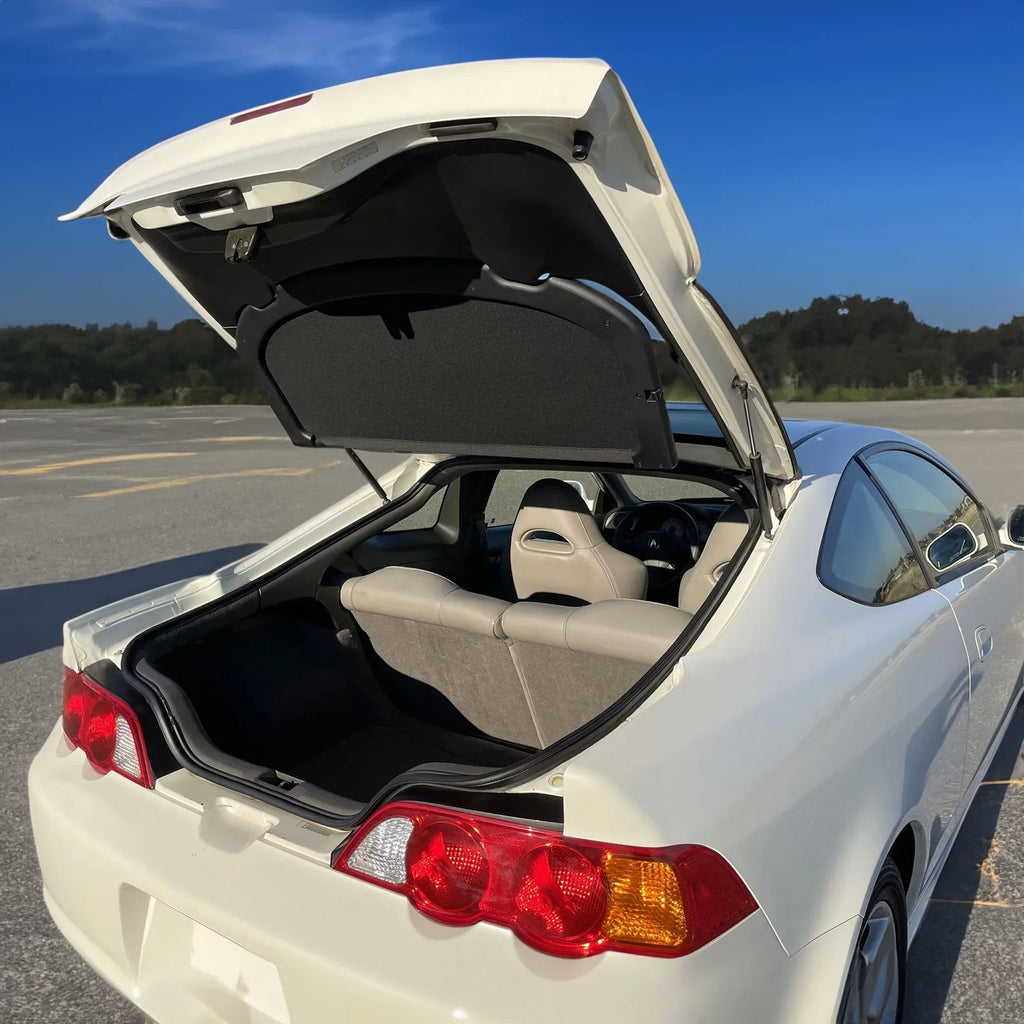 Compatible Black Privacy Trunk 02-06 OE Luggage Cover Cargo with Style Acura Motorsports RSX Ikon