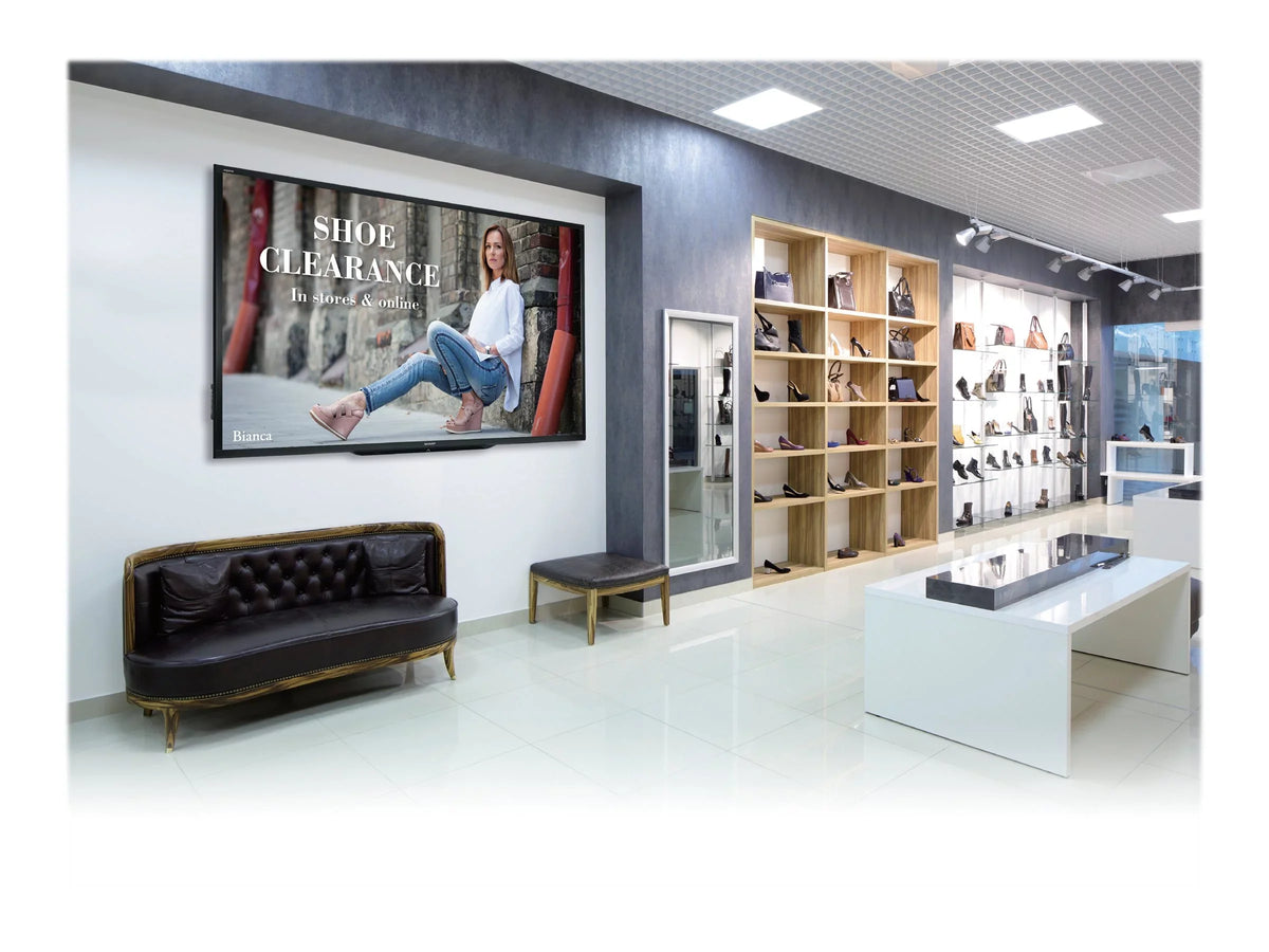Sharp - 1080 HD) x (90.02" viewable) 1920 PN-LE901 Diagonal - (Full 90" LED-backlit digital 1080p LCD TV signage - Class