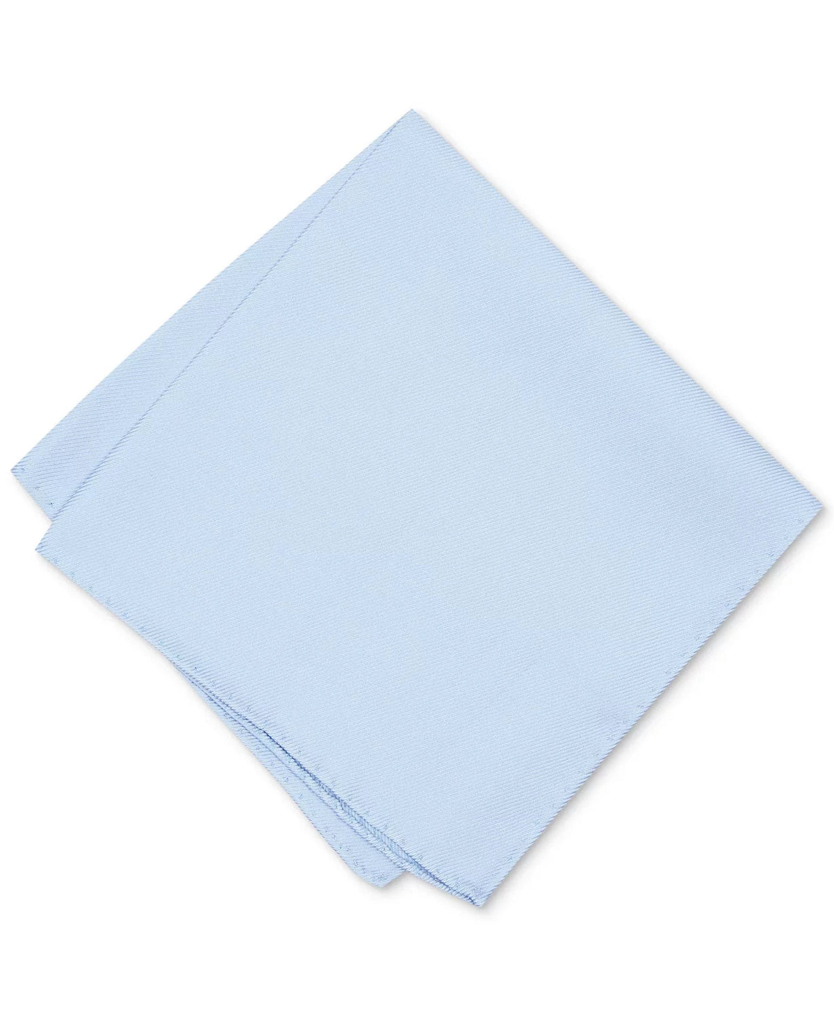 Twill Solid Alfani Square, LIGHT Men's Pocket O/S Silk BLUE