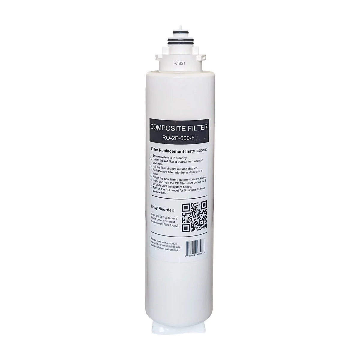 Replacement for Filter RO Filter system, Life 1-Year Tankless USWF CF USWF-RO-2F-600 RO-2F-600-F