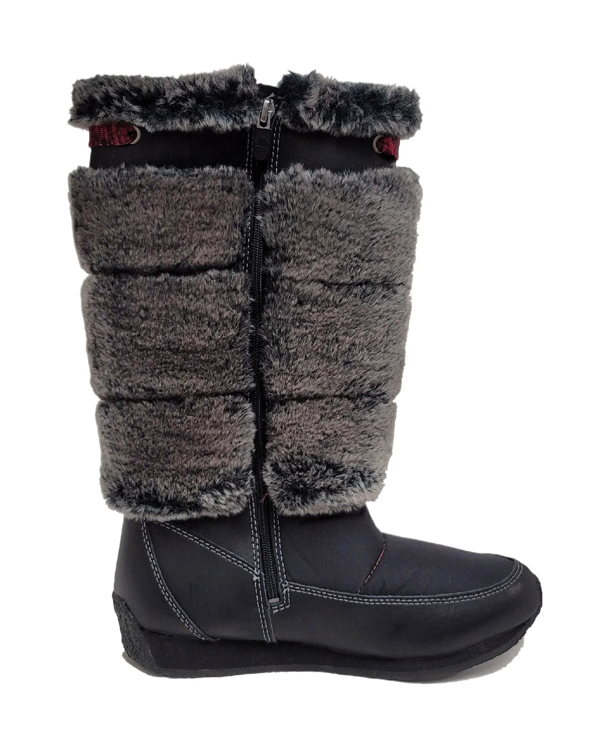 Black 59794 1.5 Youth Fur Medium Tall Preschool Winterberry size Boot Timberland US