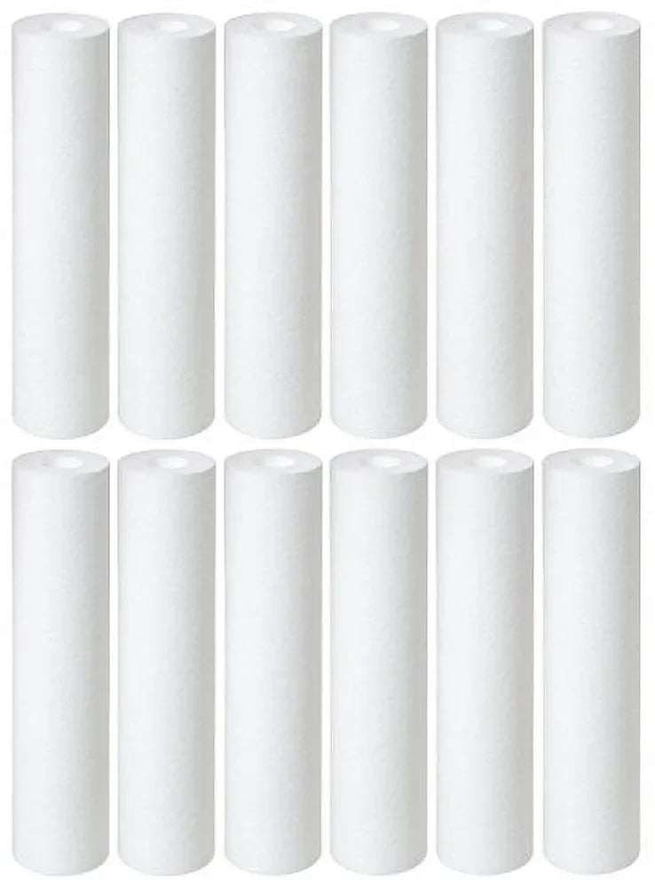 10" Filter Sediment x 12 Micron pack CFS inch 1 inch 2.5" by