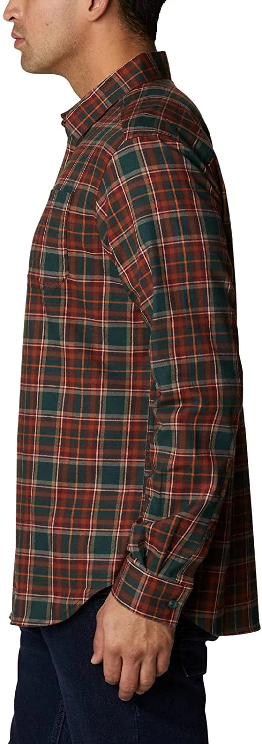 Tartan X-Large Vapor Long Columbia Sleeve Shirt III Cs Ridge Spruce Mens