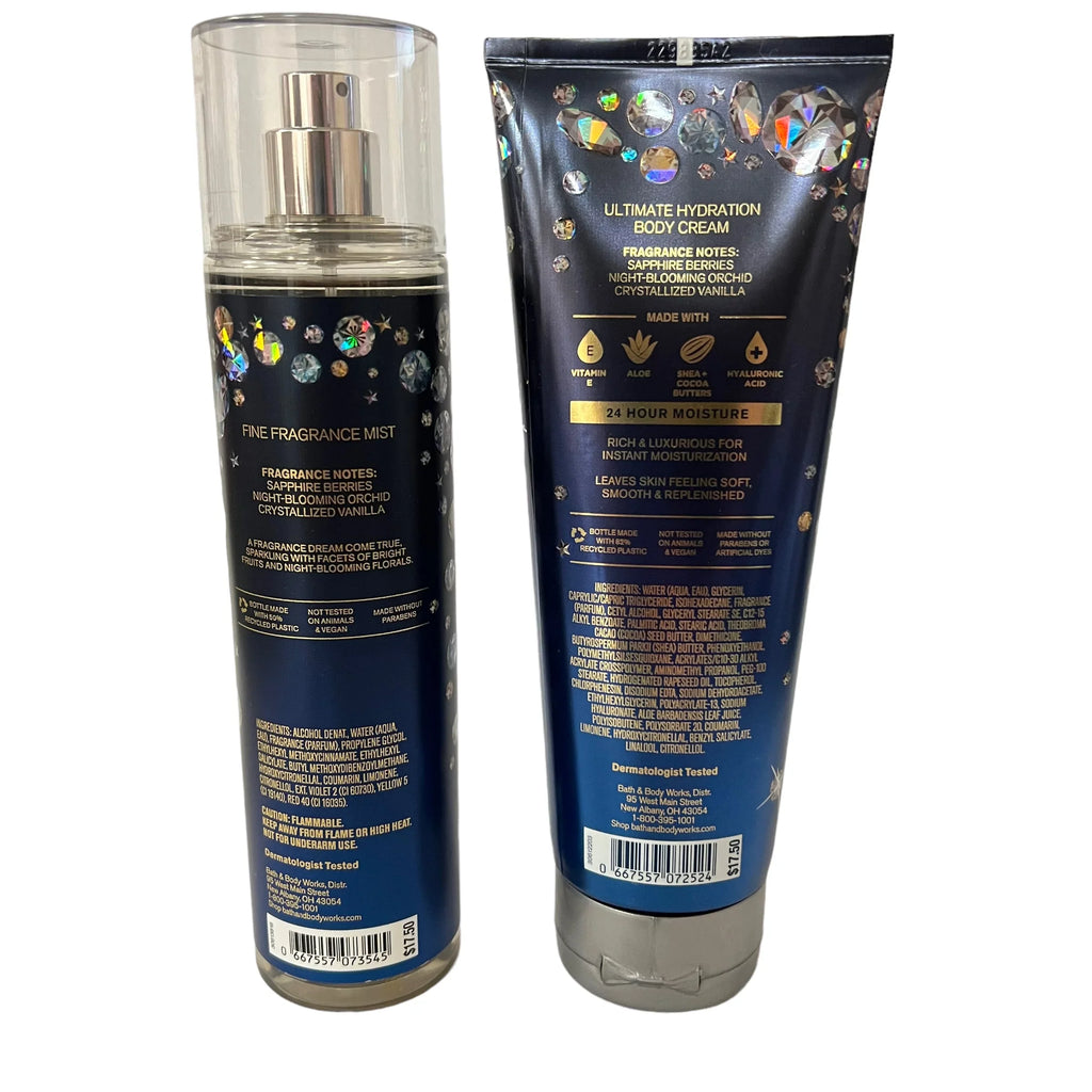 Bright Body & fl Mist Dream 2 oz Works Set 8 Bath Fragrance Fine Cream & Body Pack