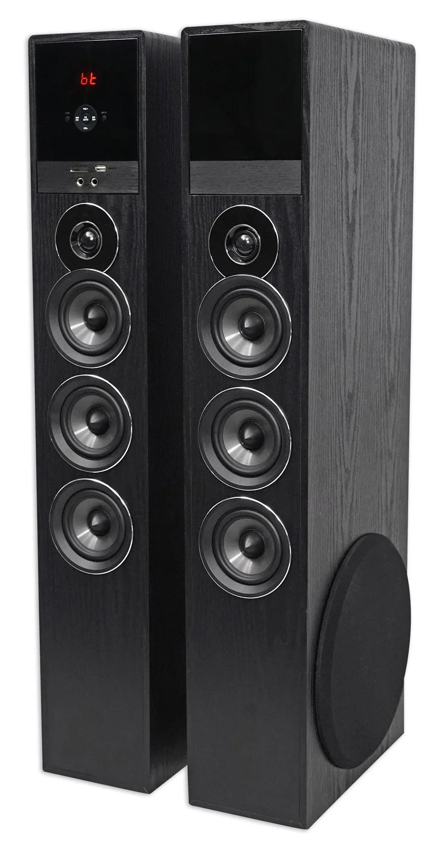 Speaker Tower Smart Home Theater TV-Black System Sony w/Sub Television For