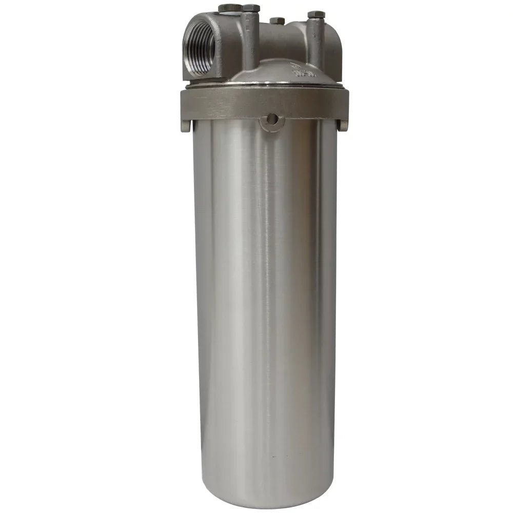 PreAsion Housing Filter for Pressure Bracket with Water 1"NPT 10"L Cartridges Heavy-duty