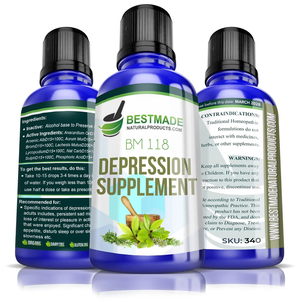BestMade Supplement & Remedy Depression (BM118)