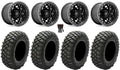 Teryx Mule Wheels XG Fuel Kawasaki Unit Crawler Tires Black 32" 15"