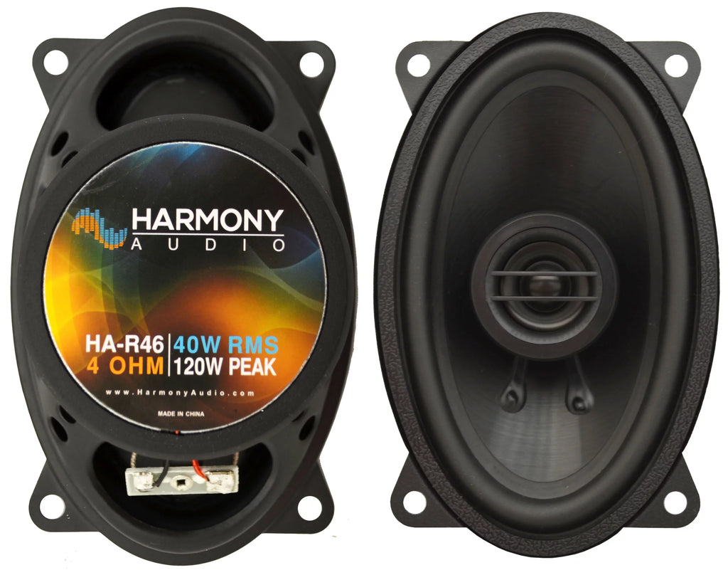 Fits 1985-1988 Rear HA-R46 1/9 Speakers Bertone Fiat Harmony X Replacement Deck