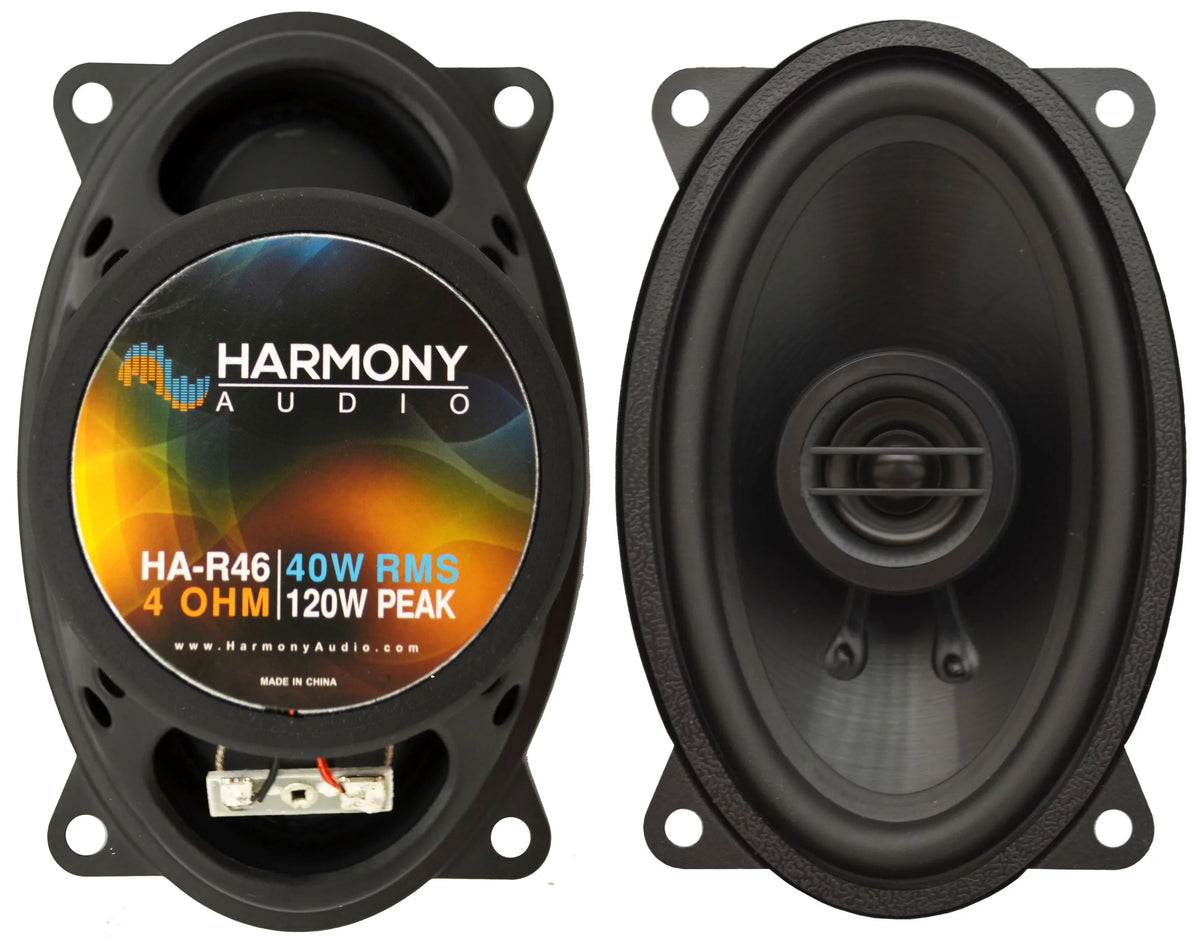 Fits 1985-1988 Rear HA-R46 1/9 Speakers Bertone Fiat Harmony X Replacement Deck