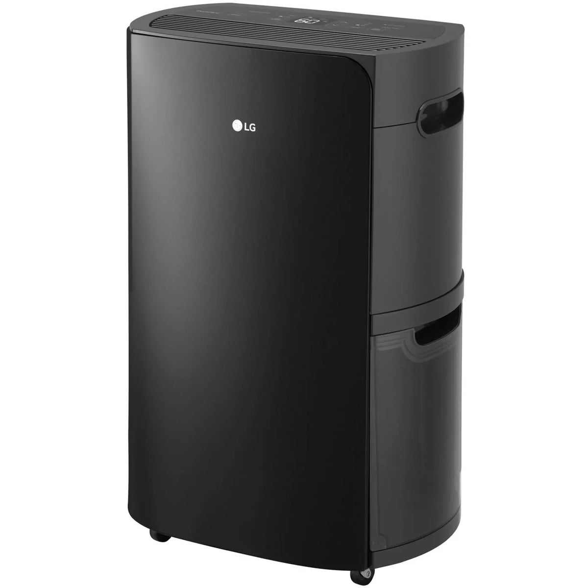 (Refurbished) 2019 Black, in PuriCare Restored LG Star Dehumidifier 50-Pint Energy