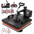 Rotation in Away Dual LED Degree Display Heat Sublimation Multifunctional 1 Transfer Swing Combo Machine VEVOR Press 15"x15" Heat Machine Digital 8 360