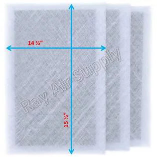 16x18 (3 Filter Cleaner Pads Refills Dynamic Replacement Air Pack)