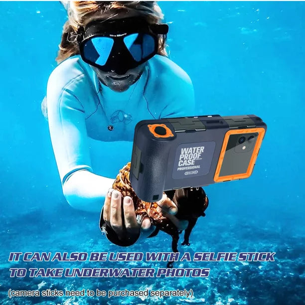 Inch Snorkeling Video Waterproof Case UrbanX HTC for Surfing Swimming Lanyard all Up Underwater to And LCD U19e Photo Protective with Phones [15m/50ft] Diving 6.9 Professional Housing