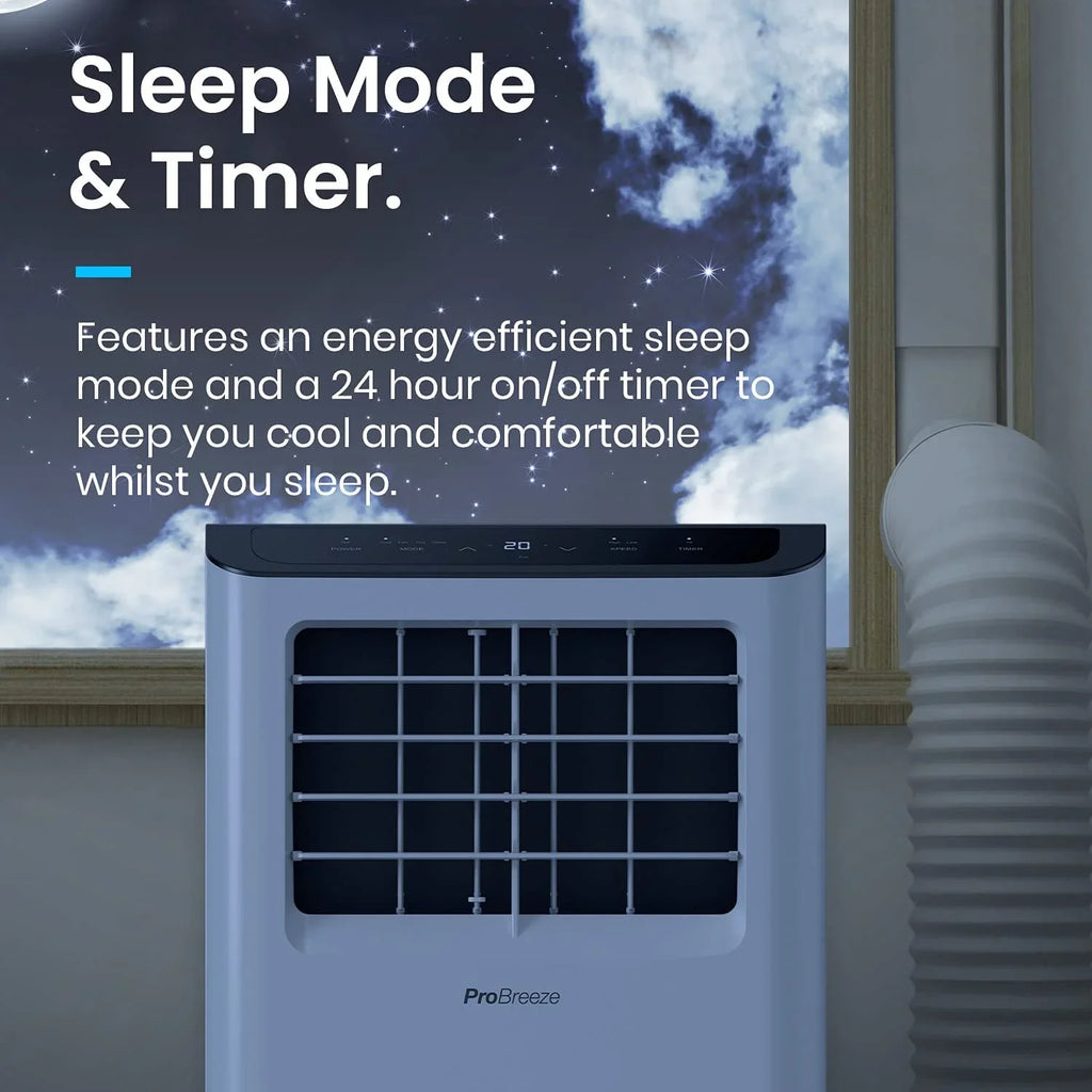 Air Fan, Room Timer, Night, Air Unit, Conditioner Wifi Conditioning Smart Kit, BTU Venting Portable with in Portable Window 1 QCAI Conditioner Dehumidifier, 10000 450SqFt Unit Air 4 for AC