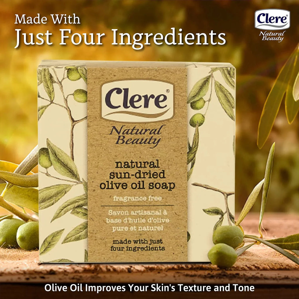Pack 3 100% Bar - – Soap Oil 200 Natural Olive Natural With Gentle Of Grams & Fragrance-Free, Handmade Ingredients