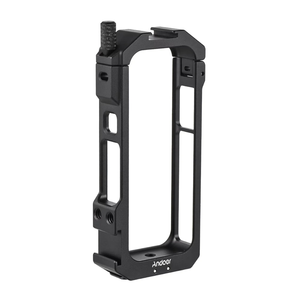 Mounts, Features Accessories, Suitable Cage Alloy Vlog Aluminum Panoramic Frame, - Cold Dual Shoe Andoer X3 Camera Metal Insta360 Video Protective for