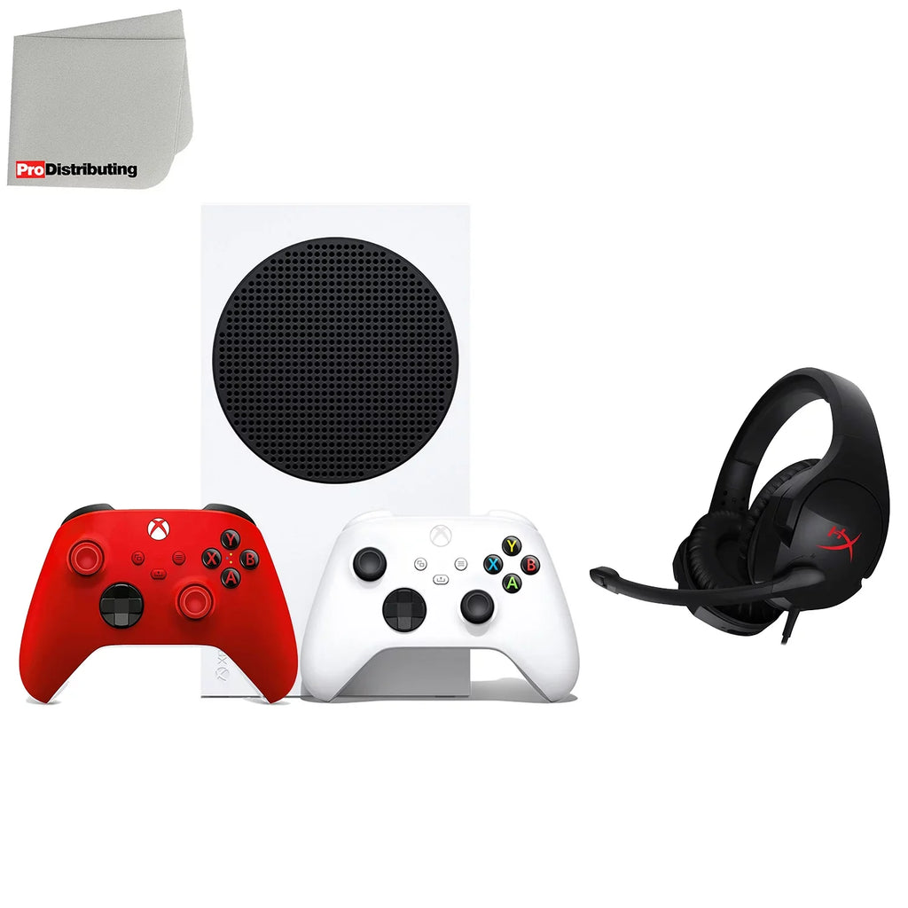 Cleaning Video HyperX and Gaming Microsoft Headset Cloth Series - - Extra Red Stinger with Pulse Cloud Wireless All-Digital Console S Microfiber 512GB Xbox Game Controller