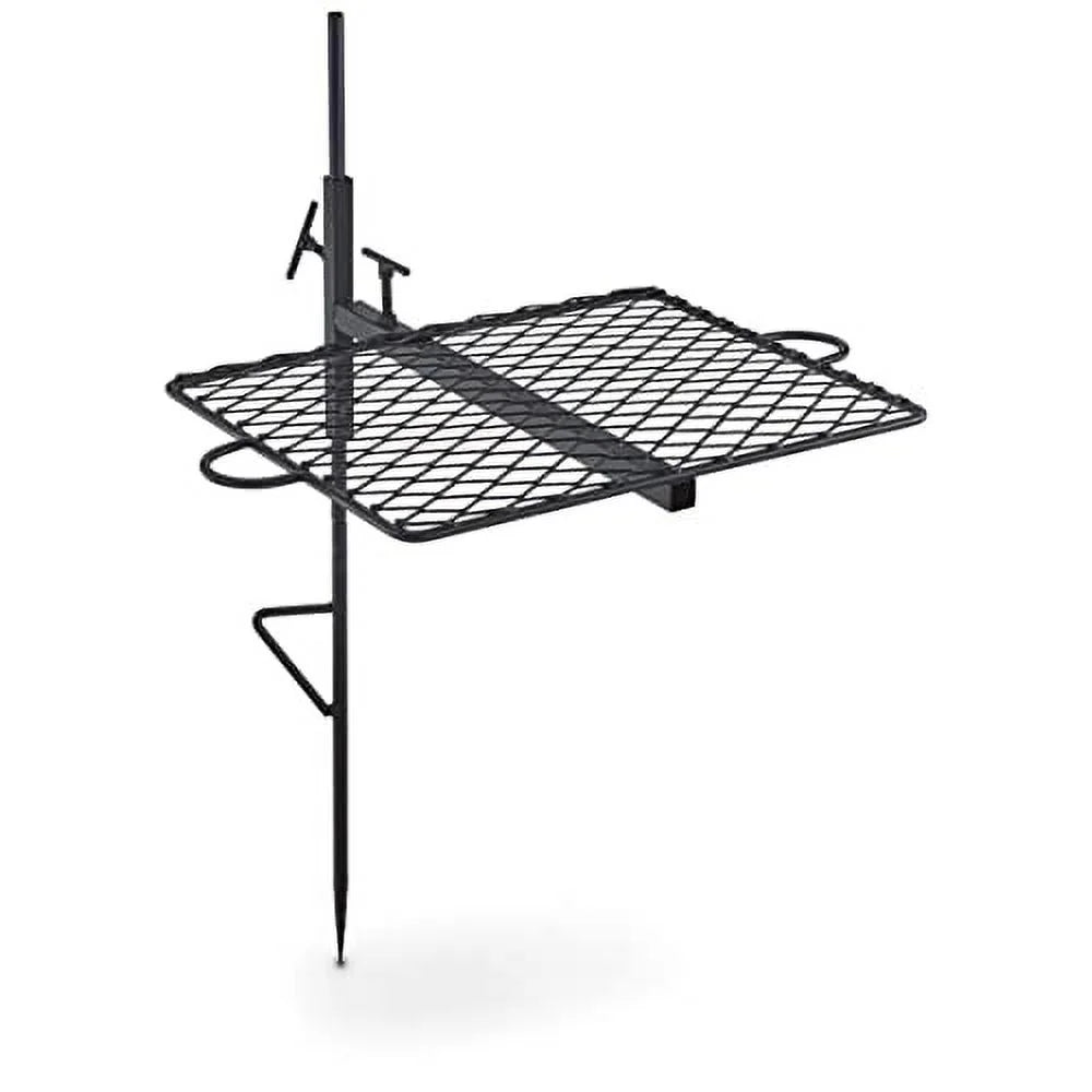 Over Gear Guide Open Height Pit, Bag Campfire Fire Grill or w/Canvas Adjustable Fire Carry Swivel