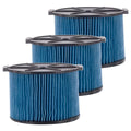 Portable Wet Pack 3 3-Layer Filter Compatible Part Vacuums 3-4.5 Cartridge Replacement RIDGID Dry Fine with Gallon Dust & VF3500 26643