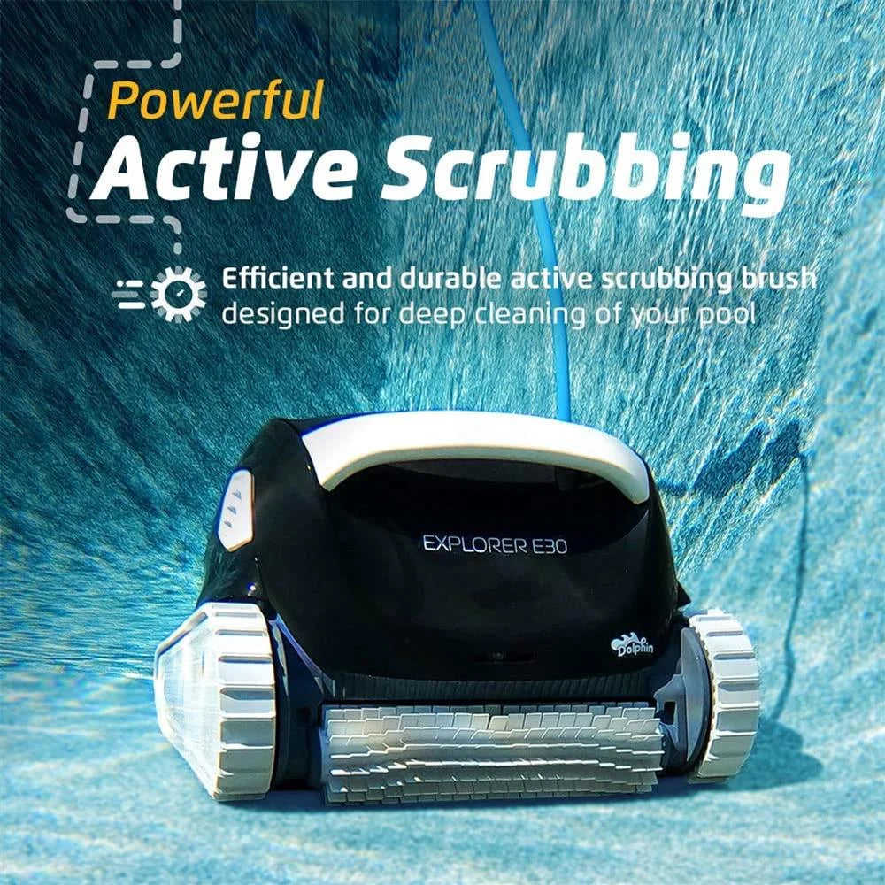up Bundle Cleaner Pool Ultra Filter Robotic Fi Fine Explorer 50 E30 - - FT Dolphin Wi Vacuum with to