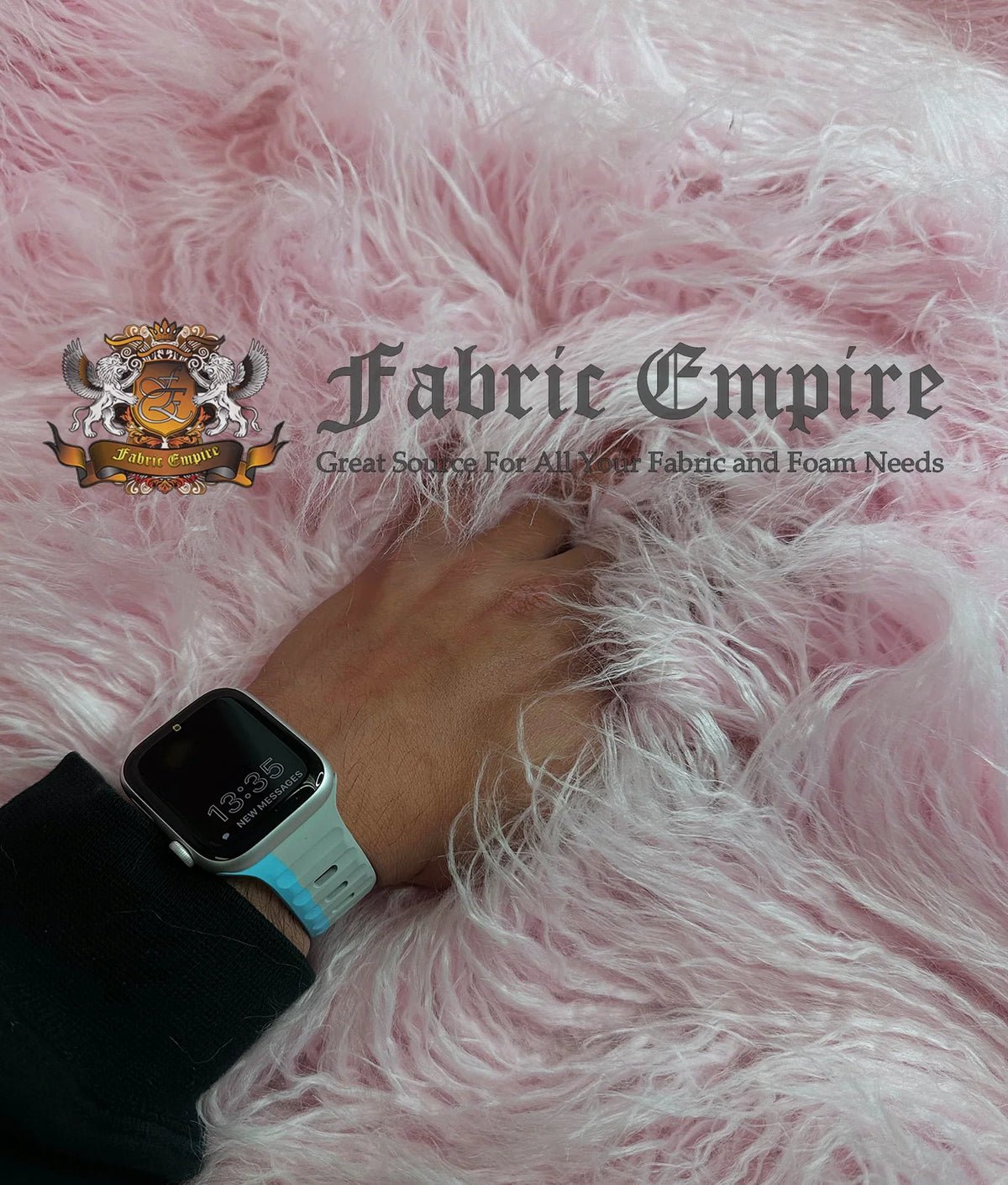 Pile Per Craft, Sold by / Yard FUR Cosplay CURLY Yak Yard (Pink) 58" Continuous Sewing Wide 3.5" LONG Japanese Faux Yarn 2.3oz Fire Retardant Fake