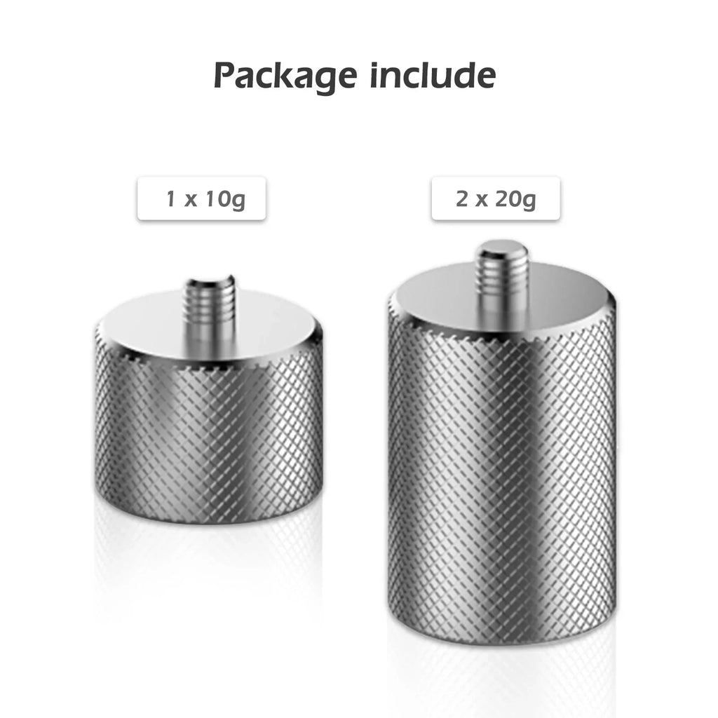 OSMO Weight 3pcs Gimbal Smartphone Mobile 50g, Stabilizer, OM for Optimal DJI Nebublu Shooting Balance 3 4, Counterweight Video for Hand,held Counter Metal