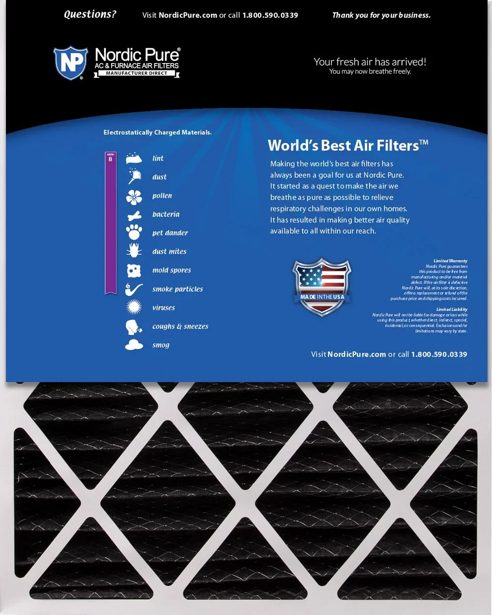 2400 Filter Replacement 1 Pack Air 8 MERV + 16x28x6 Carbon Aprilaire Space-Gard