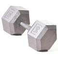 Hex with Straight Handle Dumbbell - 90 lbs
