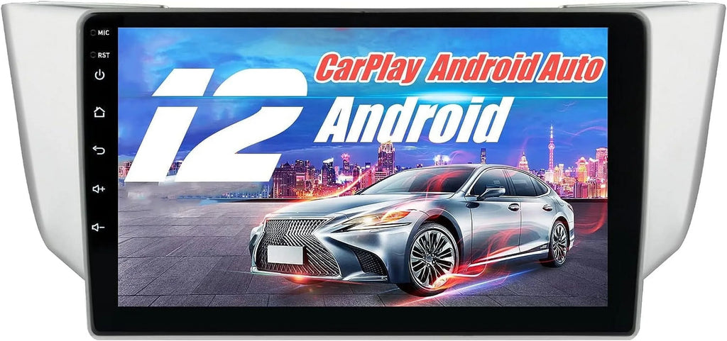 GPS/FM/WiFi/USB, RX300 Lexus RX330 Stereo Lexus 32GB 2003-2009,Android SWC/Wired Auto with Car Toyota 12 RX350 for Carplay + Harrier Car Support RX400H Radio Android 2GB