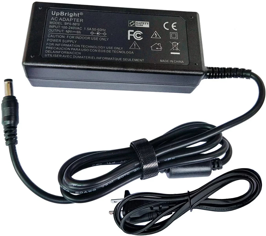Cable UPBRIGHT DC For NEW AVF240 / Vision Gaming Charger Power Atron Adapter AC 144Hz 24" Supply PS Monitor Global Cord Mains PSU
