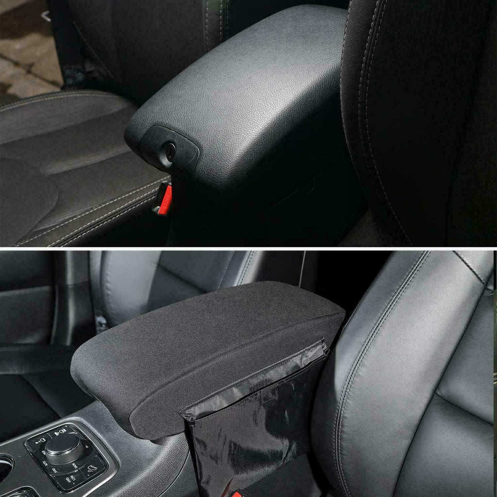 Armrest Cover Protector + Cover Black Console Teledu Pad