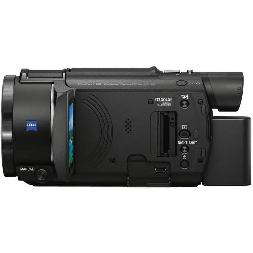 Ultra FDR-AX53 Sony 4K - Bundle Handycam Professional HD Camcorder.