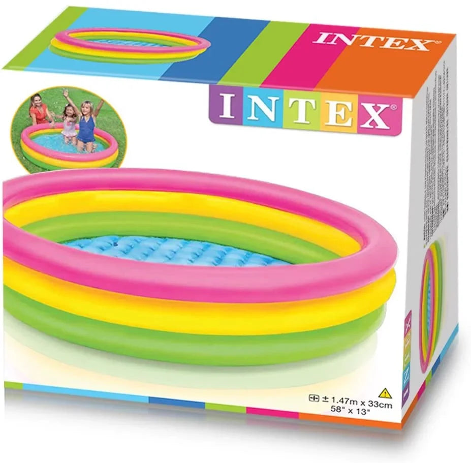 splash Intex x Glow Sunset with a 58in Make Each 13in this Pool the, summer