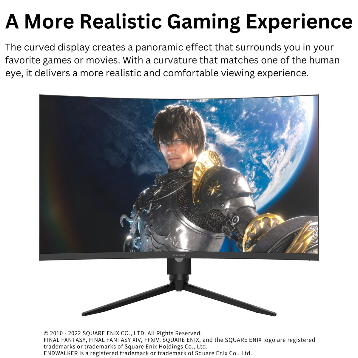 FreeSync™ 240Hz, Curved VA, (FGM-32C545) FHD Enabled Funai 1ms, Premium AMD Gaming HDR, Monitor 32"