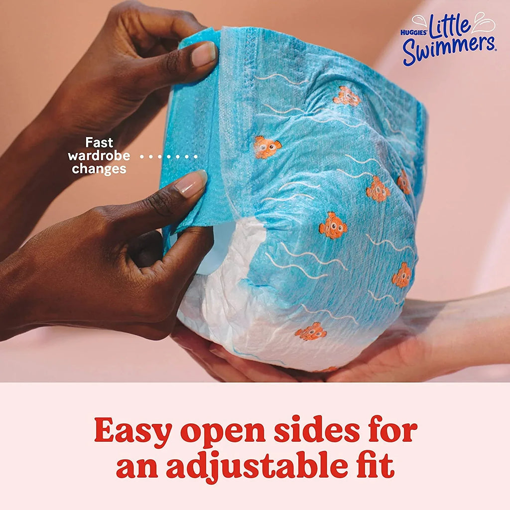 Diapers, Disposable Swimmers 5-6 Ct 17 lbs), Huggies Size (32+ Little Swim
