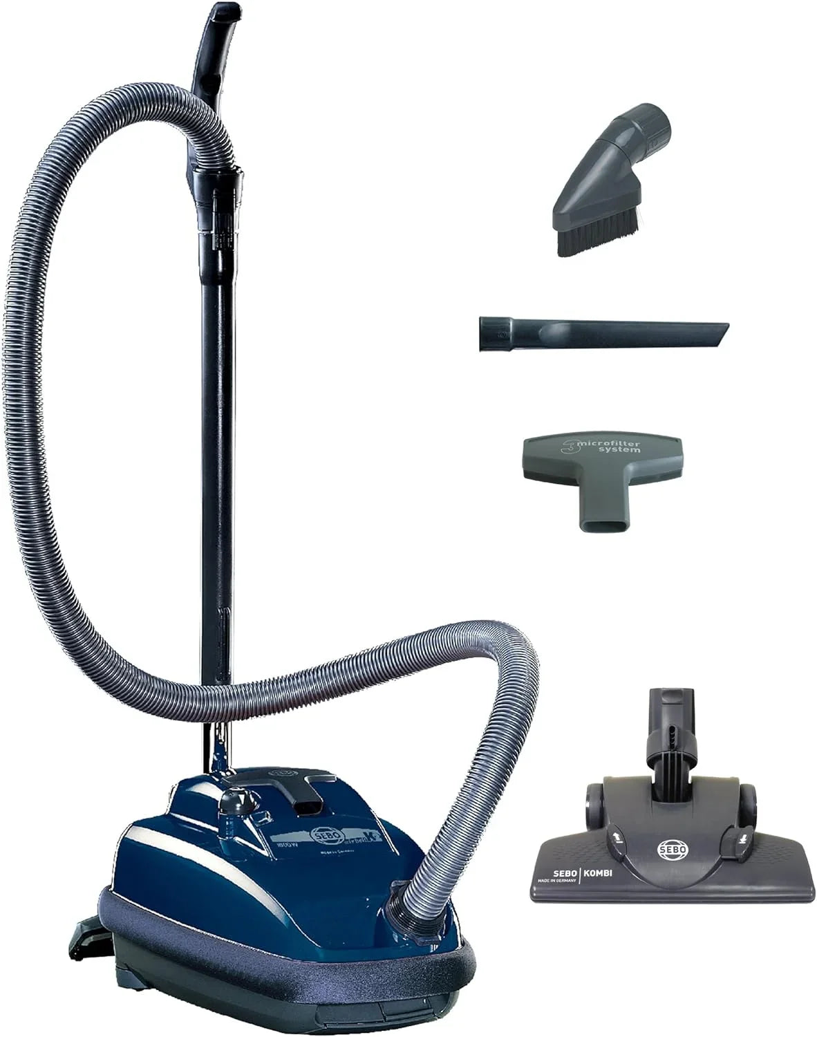 Canister Sebo Blue - Dark 9679AM Airbelt Corded Vacuums Kombi Vacuum, K2