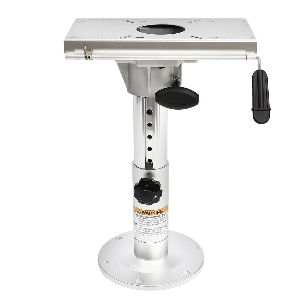 Boat Aluminum Height Boat Base Chair Slide Adjustable Alloy Pedestal with Seat