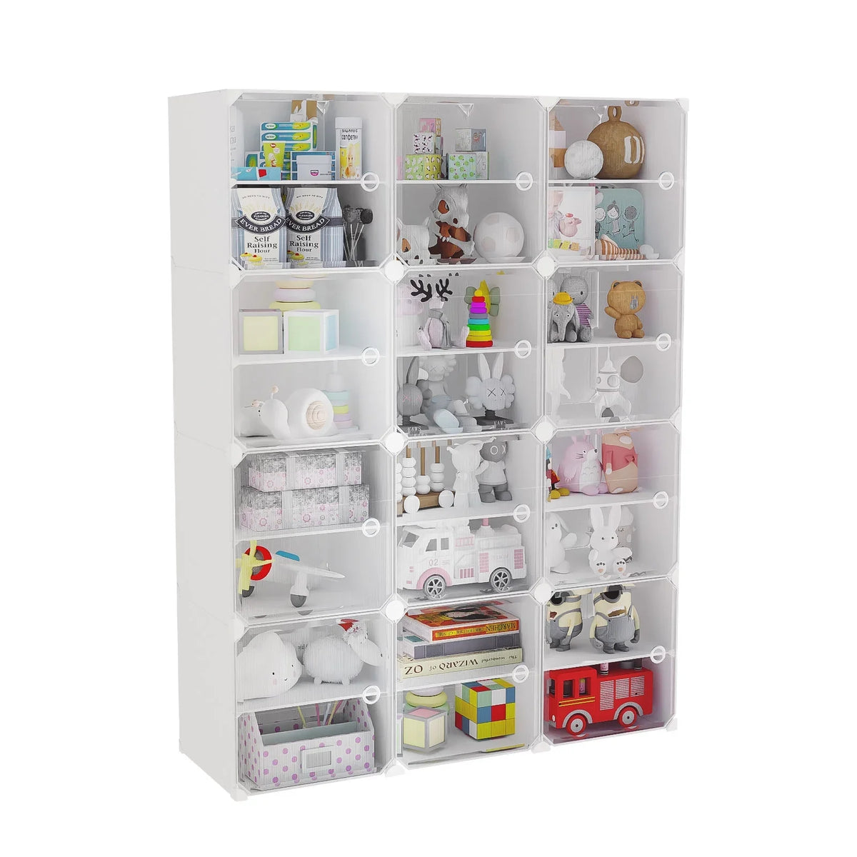Entryway Stand 96 for Pairs Shelf 12 Storage Cabinet White Plastic Modular Shoe Shoe 48 Cubes Rack Closet Tiers Bedroom Boxes, Tower Shoe Organizer Hallway Storage