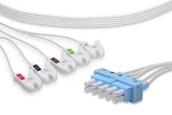 CURBELL Part Replacement for Replacement DLP05BB40AS0100DISPOSABLEECGLEADWIRES
