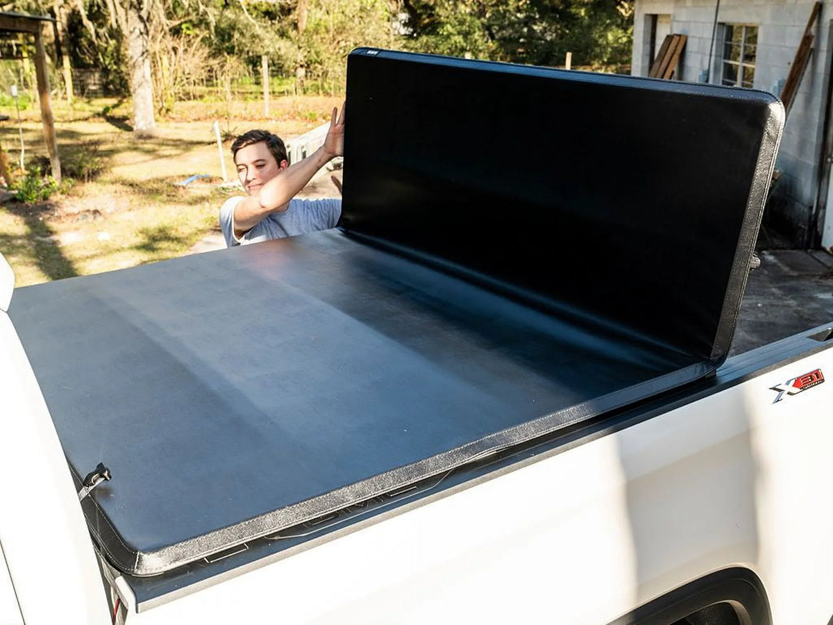 Rail Cover Gator SFX 2022-2024 Compatible 6'7" Tri-Fold System Tundra by Tonneau with RealTruck w/ Toyota Bed Deck