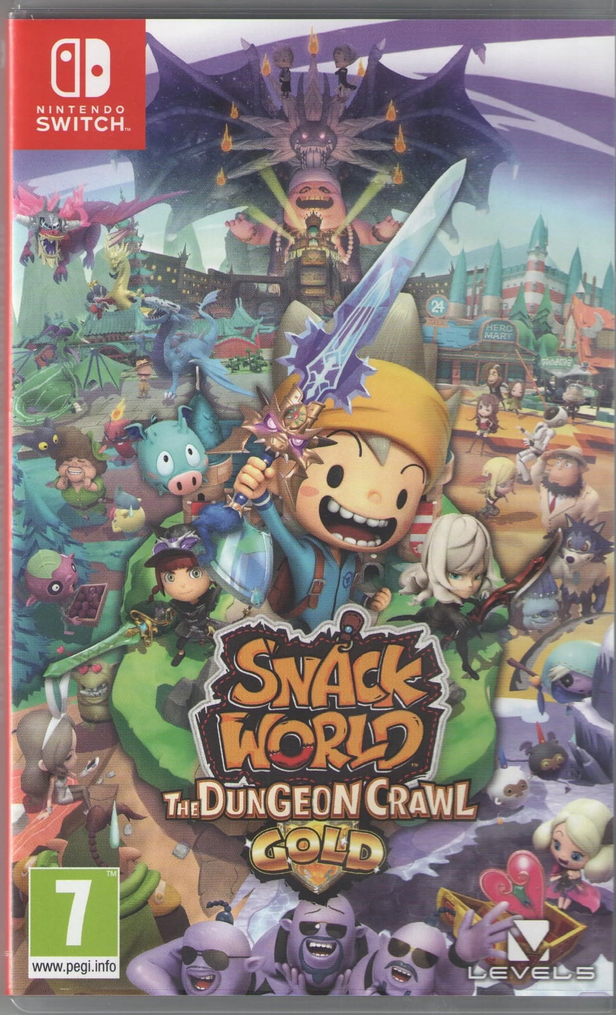 Switch Nintendo for Snack Dungeon World: Gold Crawl The